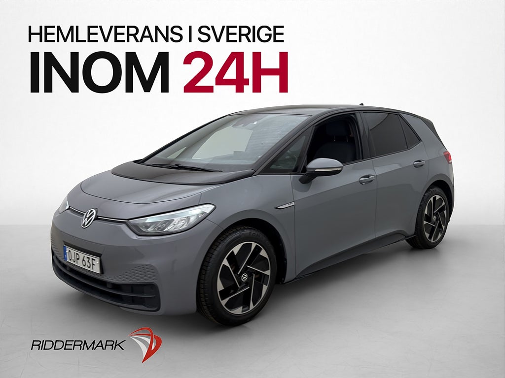 Volkswagen ID.3 Pro Performance 204hk Värmare CarPlay MOMS