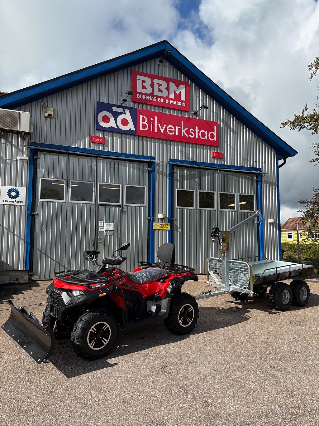 Loncin X WOLF 550 L  ATV + Vagn PRO Tower2+ SNÖBLAD PÅ KÖPET