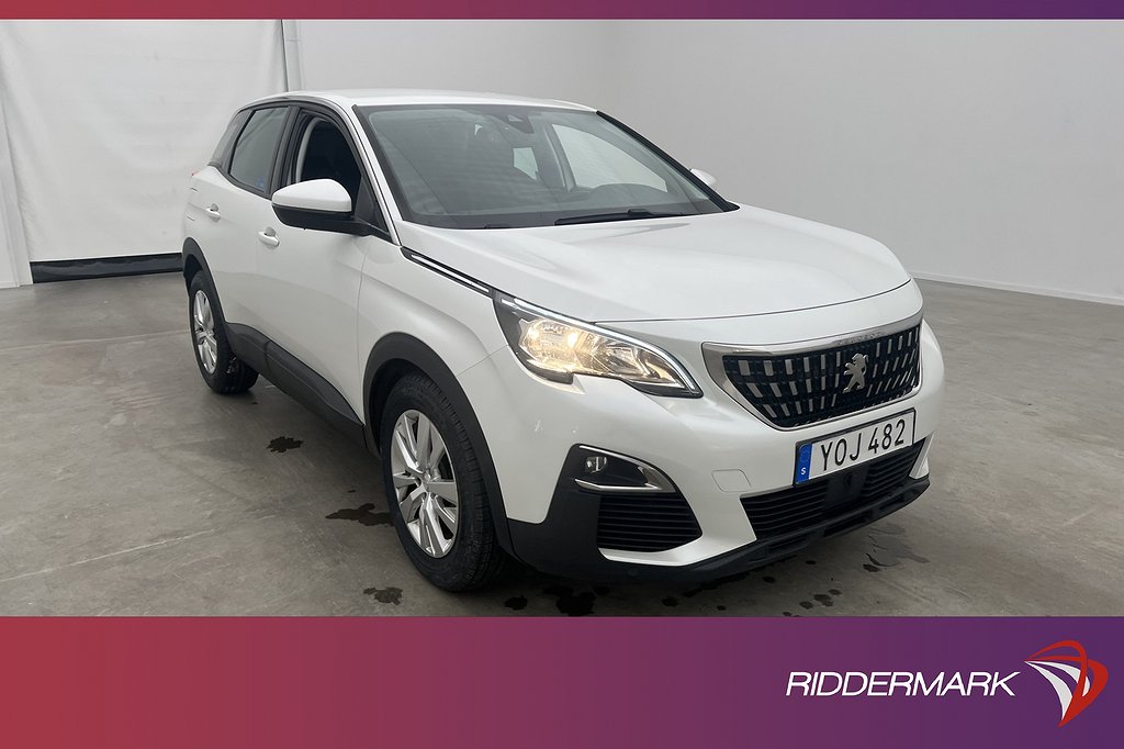 Peugeot 3008 120hk Active M&K-Värmare CarPlay Kamrem-Bytt