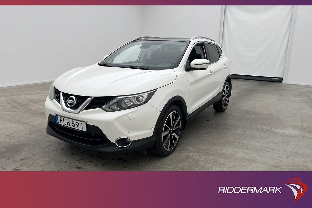 Nissan Qashqai 1.6 dCi 110hk Tekna Pano 360° Navi 0,38L/mil