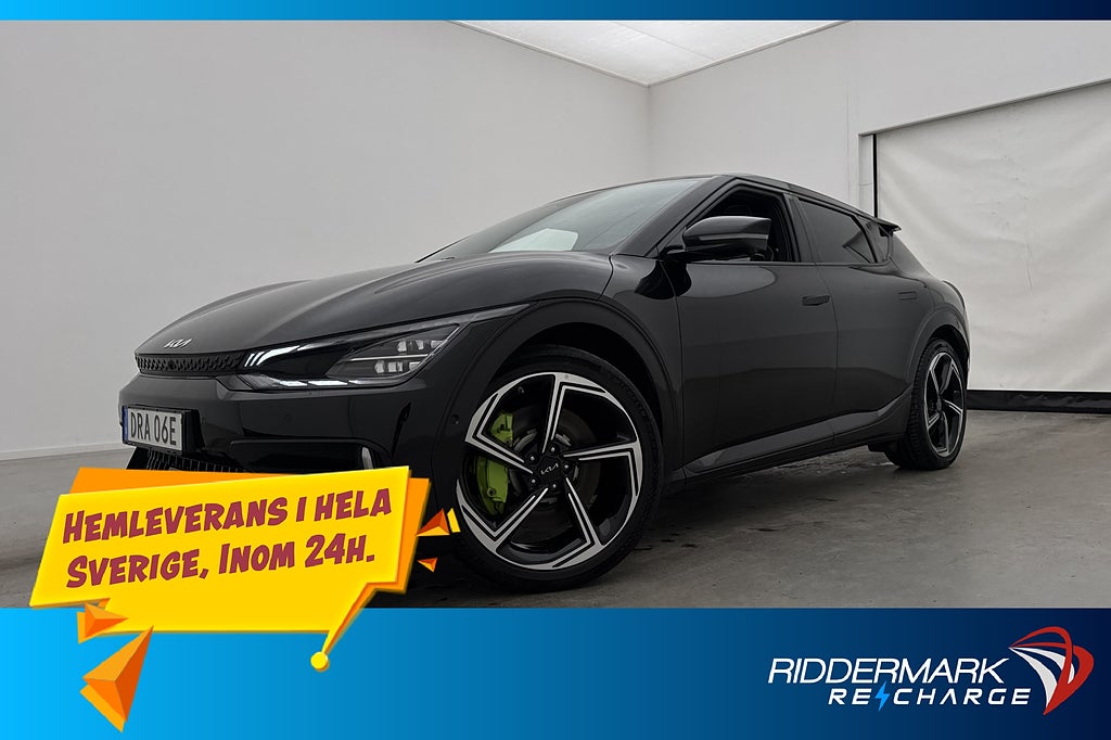 Kia EV6 GT 585hk Taklucka Meridian Head up 360° CarPlay MOMS
