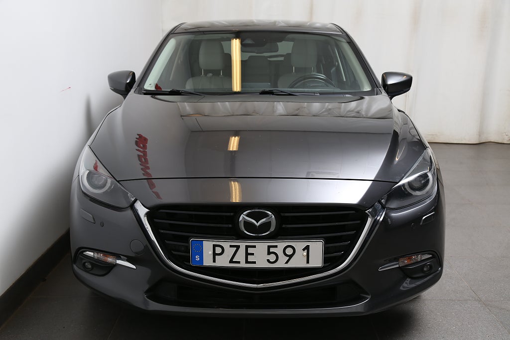 Mazda 3 Sport 2,0 165hk | Optimum | Off- White | Bose | HUD | 2017