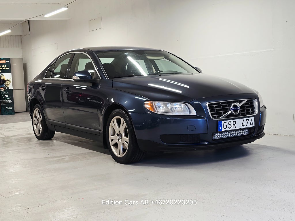 Volvo S80 2.4D Kinetic/Polestar 205hk/Nybesiktigad