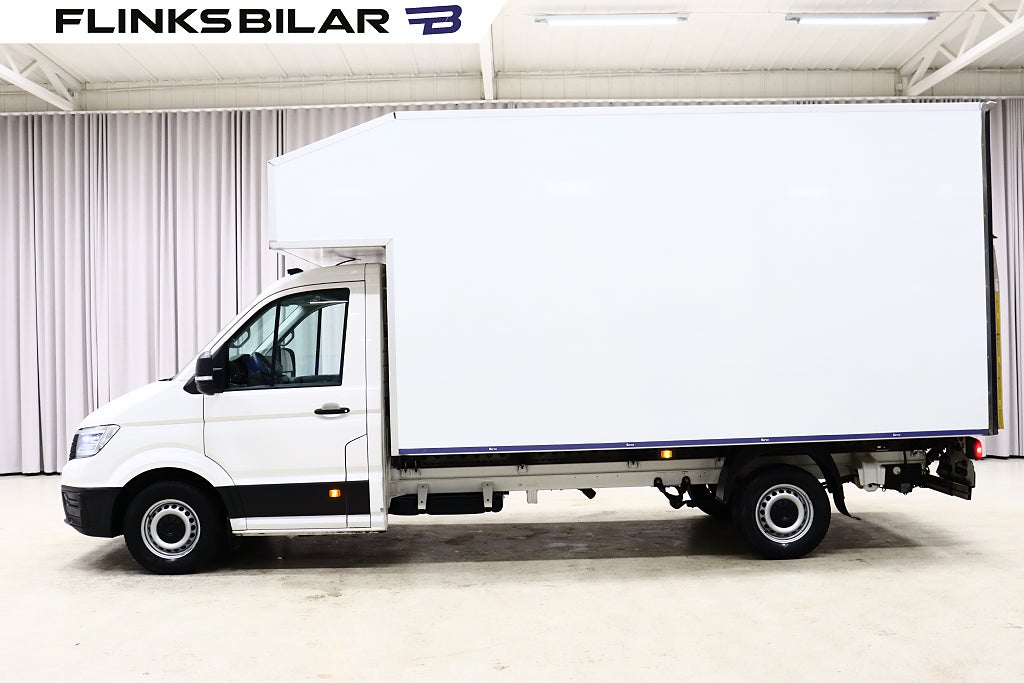 Volkswagen crafter 177HK Automat|Volymskåp|BG-lyft|Flyttbil|Moms