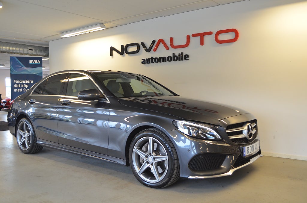 Mercedes-Benz C 250d 4Matic 204HK AMG Värmare Burmester GPS LED Sedan