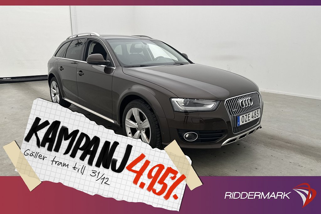 Audi A4 Allroad TDI Q 190hk Sport Edition Kame 4,95% Ränta