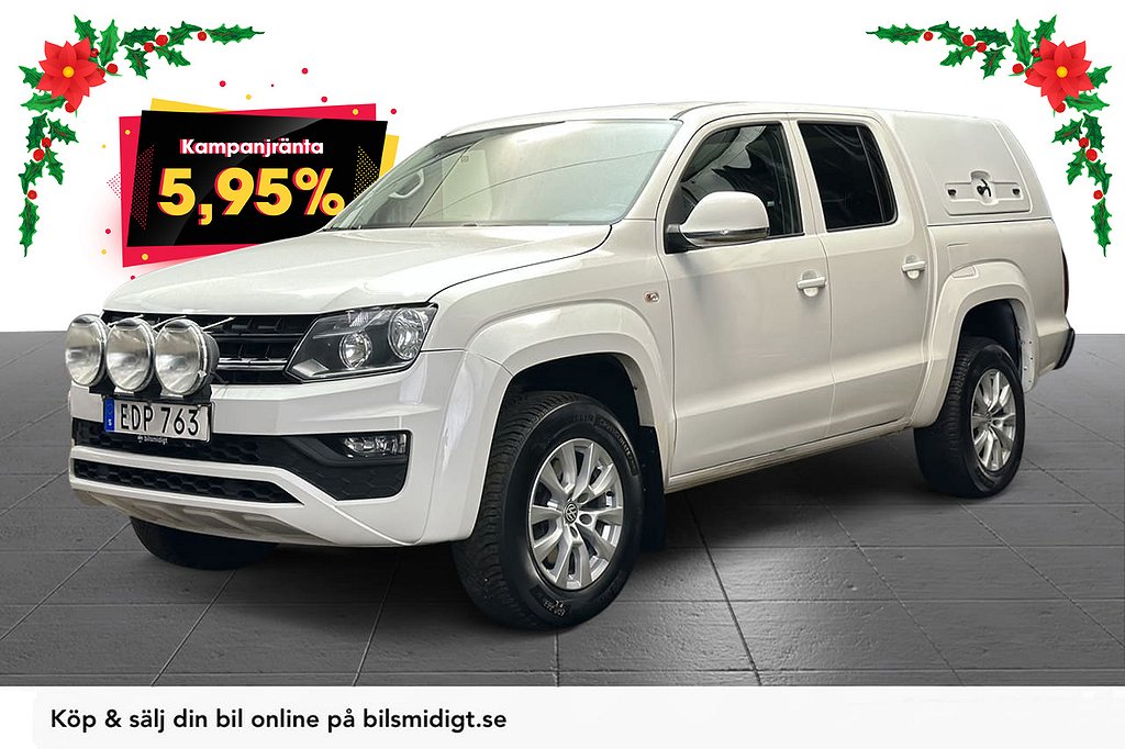 Volkswagen Amarok 3.0 V6TDI 4M Värmare Drag Moms 204hk 5,95%