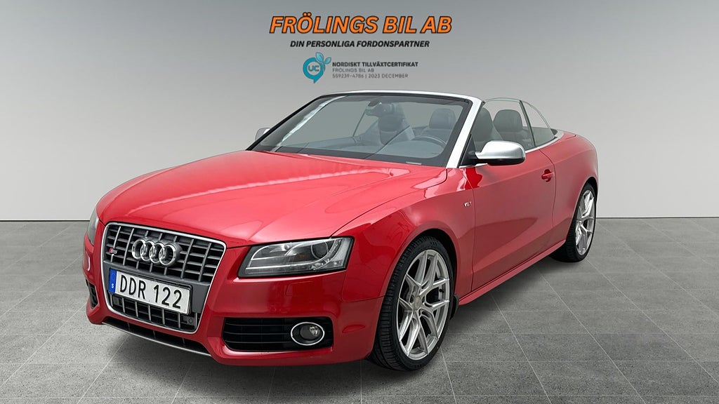 Audi S5 Cab 3.0 TFSI V6 quattro  333Hk 19" Sv.Såld