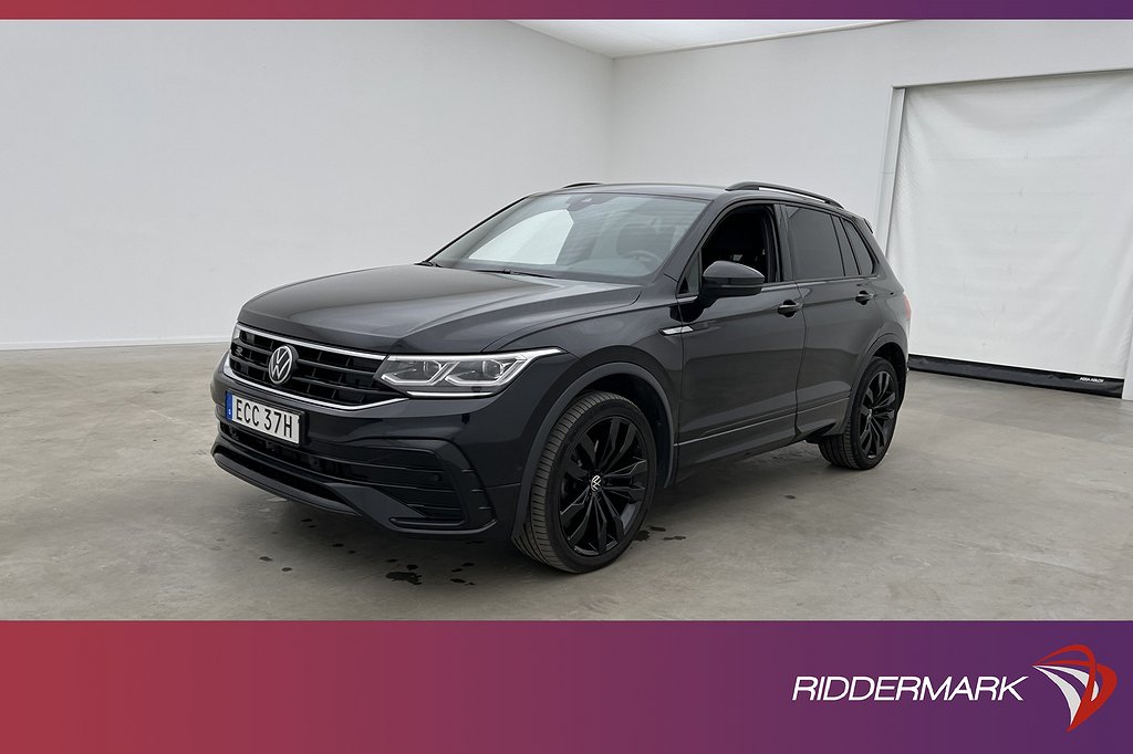 Volkswagen Tiguan 4M 200hk R-Line Black D-Värm Cockpit Drag