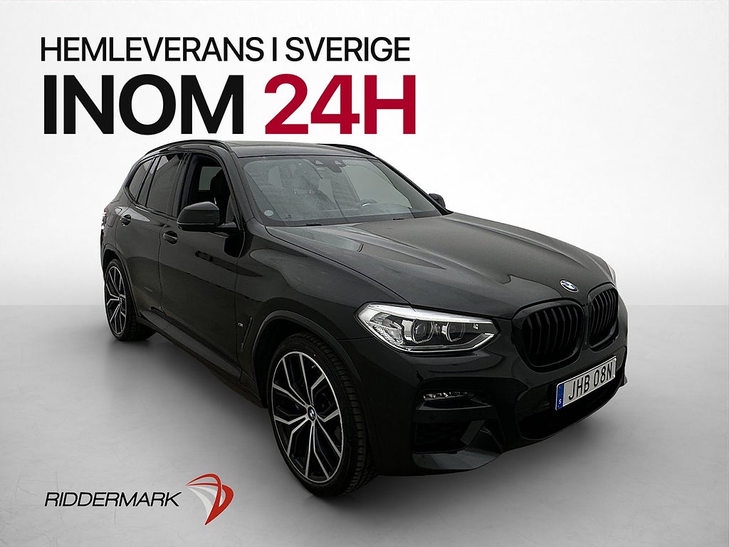 BMW X3 xDrive 30e 292hk M Sport Pano Cockpit H/K Värmare 360