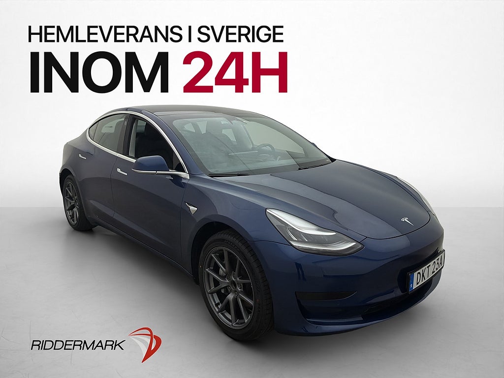 Tesla Model 3 Standard Range Plus Autopilot Svensksåld