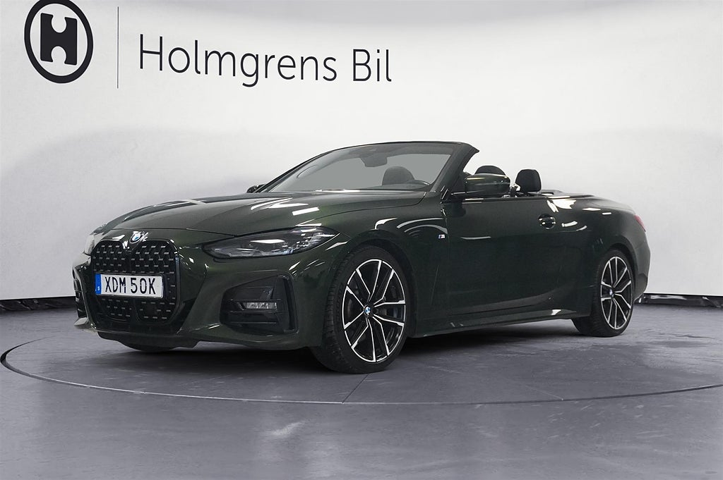 BMW 430 i Convertible Cab M Sport Fartpilot HiFi Elstolar | Ränta 3,95%