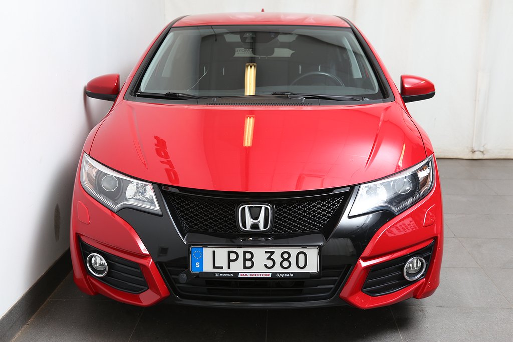 Honda Civic 1,8 i-VTEC 141hk Sport 5D Motorv Dragkrok 2015