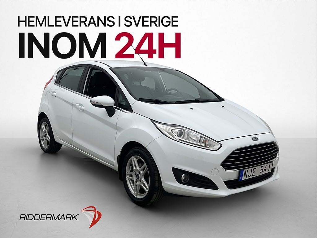 Ford Fiesta 1.0 80hk Titanium AC/Luftkon 0.46l/mil Låg-skatt