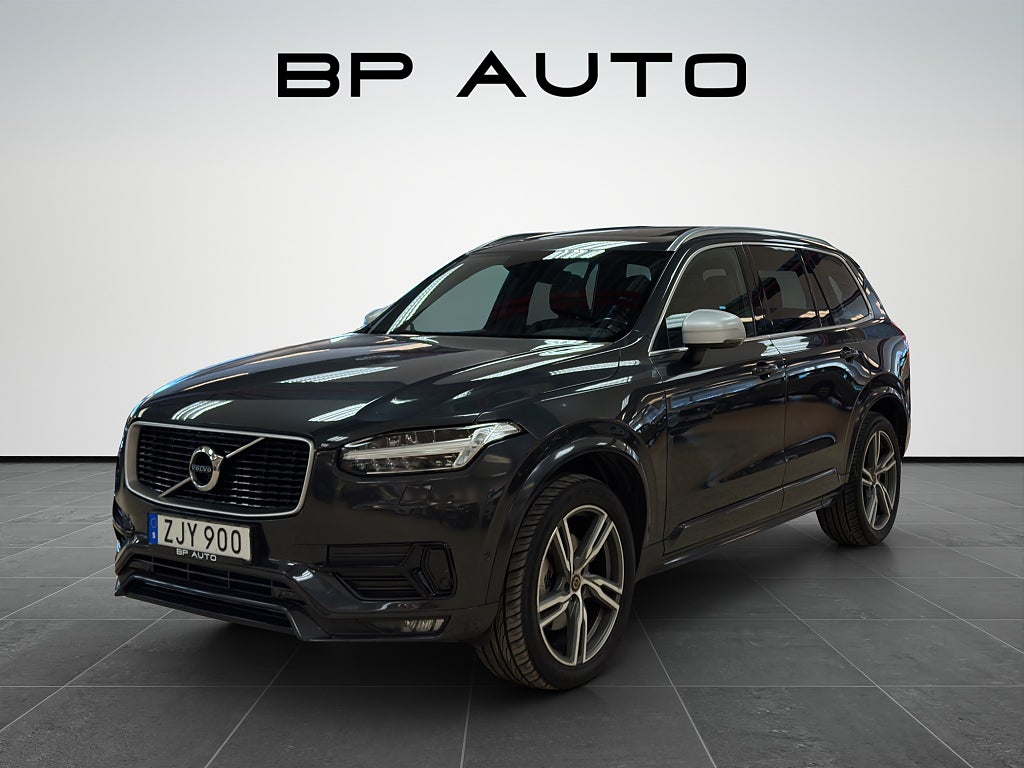 Volvo XC90 D5 AWD R-Design 7-Sits Panorama GPS Kamera Drag 235hk