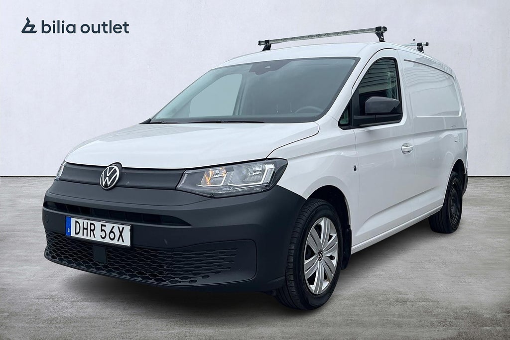 Volkswagen Caddy Cargo Maxi 2.0 TDI 102hk / Dragkrok Kamera CarPlay Värmare