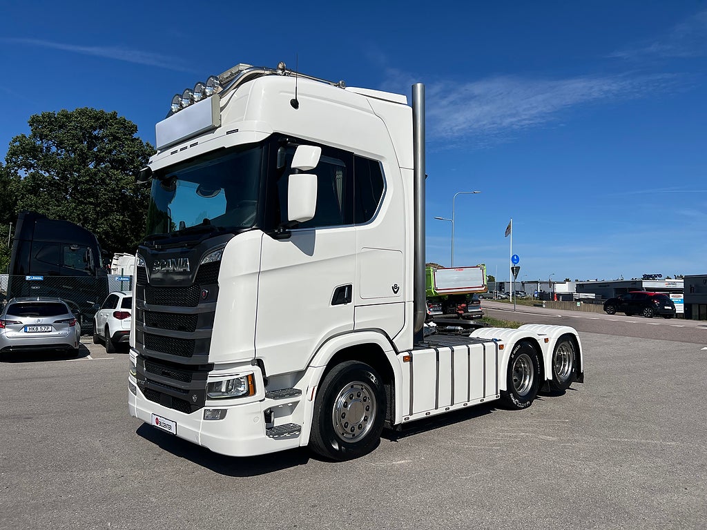Scania S730 V8 6x2 Dragbil, Hydraulik, Klädd inredning