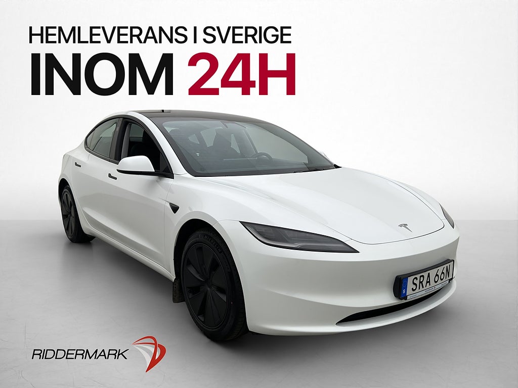 Tesla Model 3 Long Range AWD Svensksåld Panorama Skärm-Bak