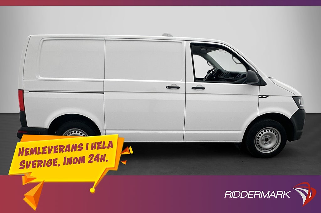 Volkswagen Transporter 2.0TDI Värm PDC Drag Släde V-Inr Moms