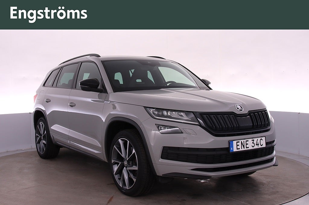 Skoda Kodiaq Sport Line 2.0 TSI 4X4 DSG 190 HK Drag/Värmare/7-s