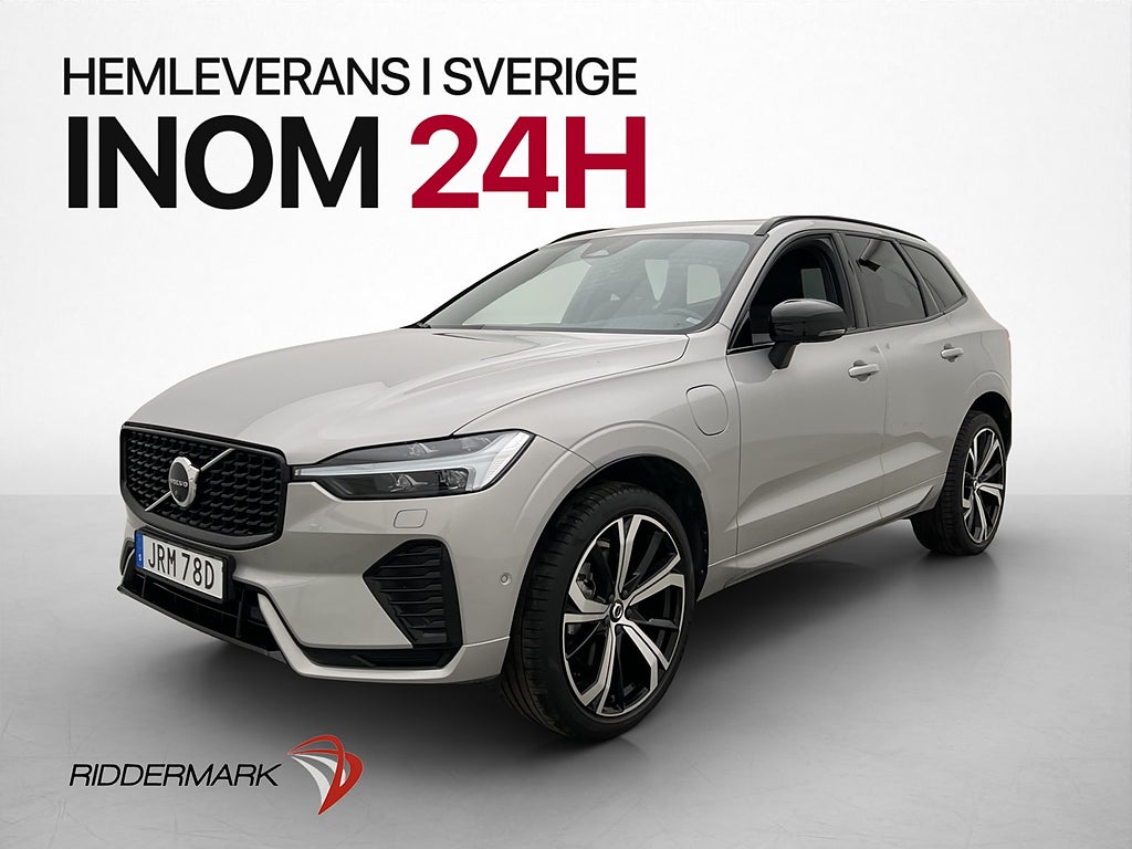 Volvo XC60 T8 AWD 456hk R-Design Pano H/K 360° Värmare Drag