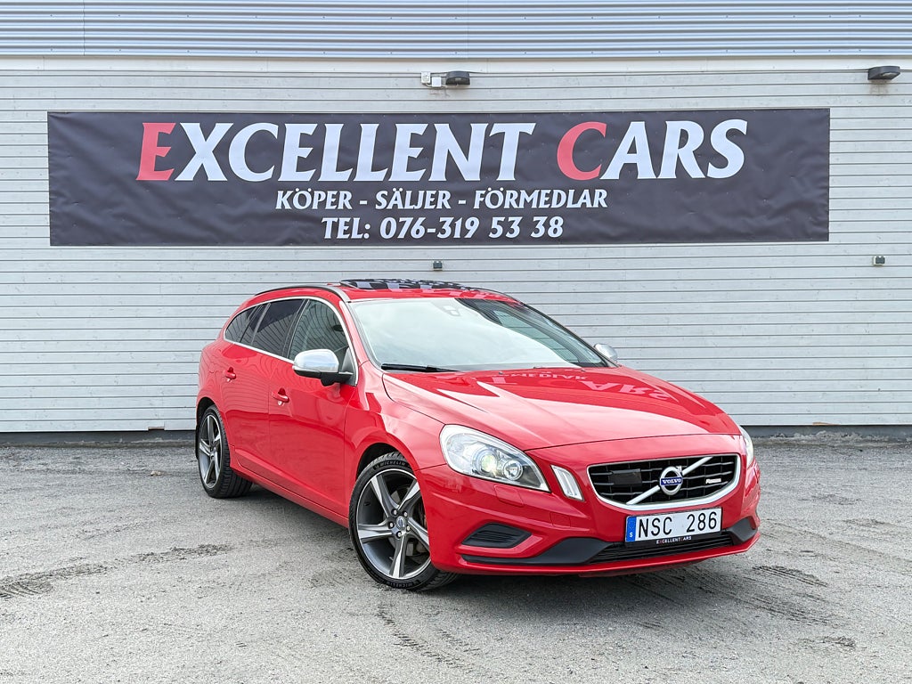 Volvo V60 Polestar Optimering T6 AWD Geartronic R-Design|Pano