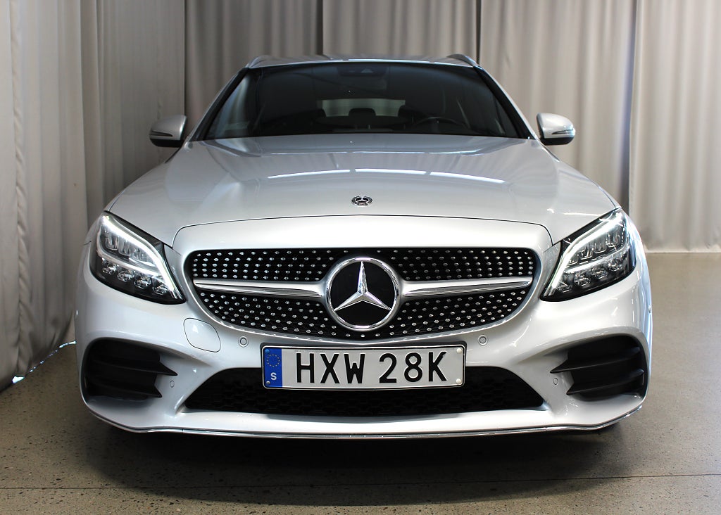 Mercedes-Benz C 300 de 9G-Tron AMG, Värmare, Burmester, 3,99% Ränta