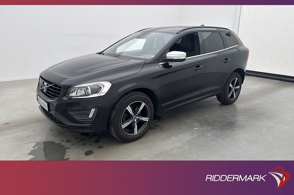 Volvo XC60 D4 190hk AWD R-Design Värmare Pano VOC Skinn Navi