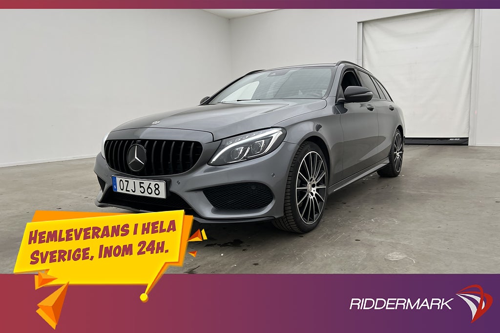 Mercedes-Benz C 220 T d AMG Pano Burmester D-Värmare Drag