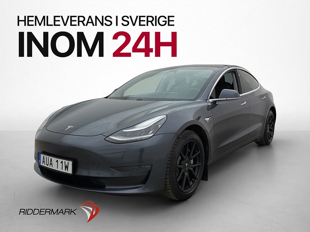 Tesla Model 3 Long Range AWD Svensksåld Autopilot Panorama