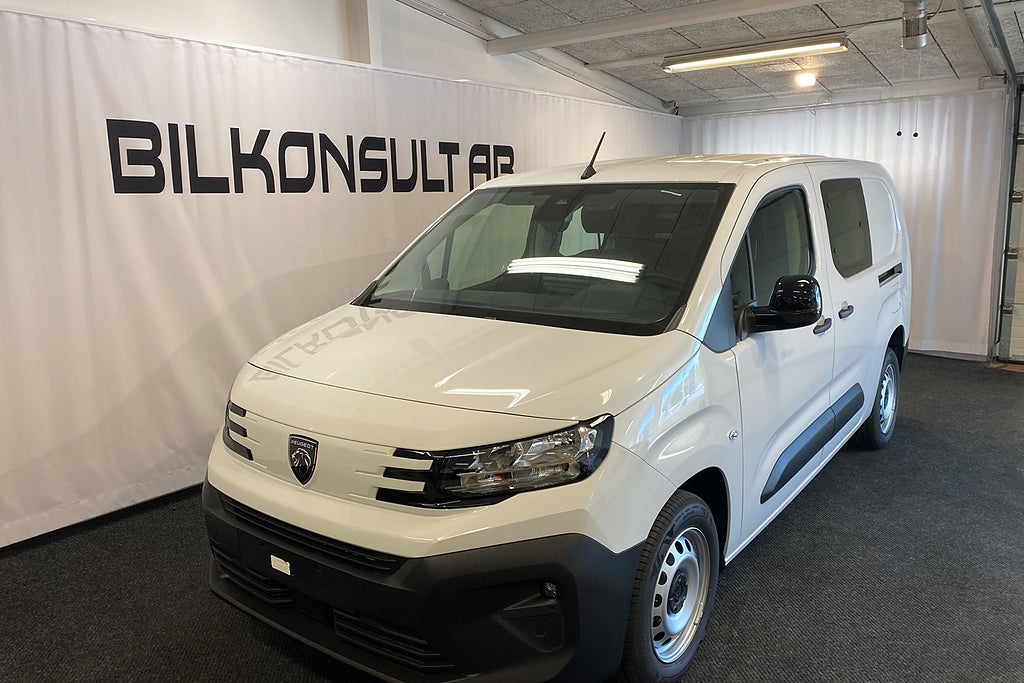 Peugeot Partner CREW CAB Bluehdi 130 hk Automat "5-sits"