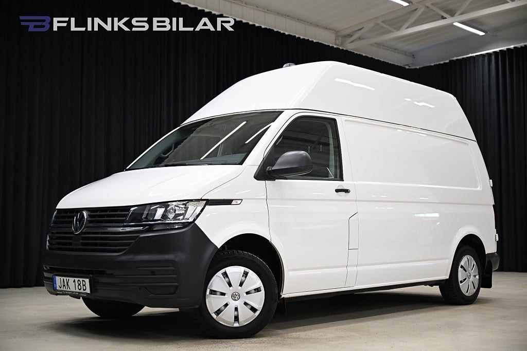 Volkswagen Transporter DSG 150HK L2|Högtak|Servicebil|Inredd|Ramp|Lågmil|Moms