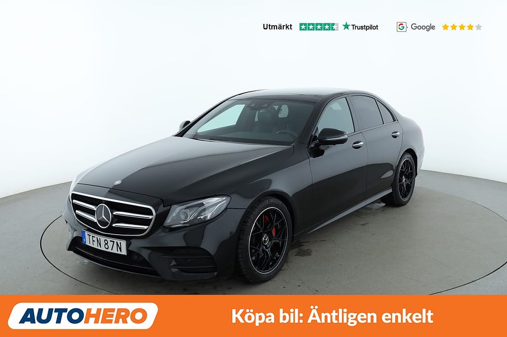 Mercedes-Benz E 220 d AMG Night / Värmare, Dragkrok, CarPlay, ...