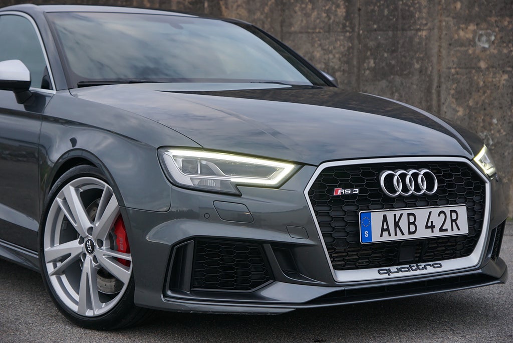 Audi RS3 Sedan Milltek H&R Cockpit B&O Skalstolar SE UTR