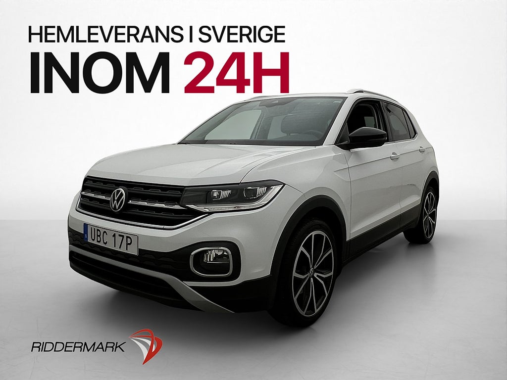 Volkswagen T-CROSS TSI 110hk GT Kamera Navi M&K-Värmare