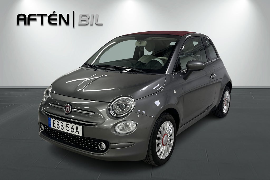 Fiat 500C 1.2 8V Dualogic Lounge Cabriolet *Nyservad*