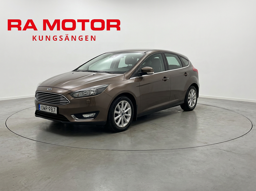Ford Focus 1.0 125hk EcoBoost | Titanium | B-kamera | K-rem bytt | 2016