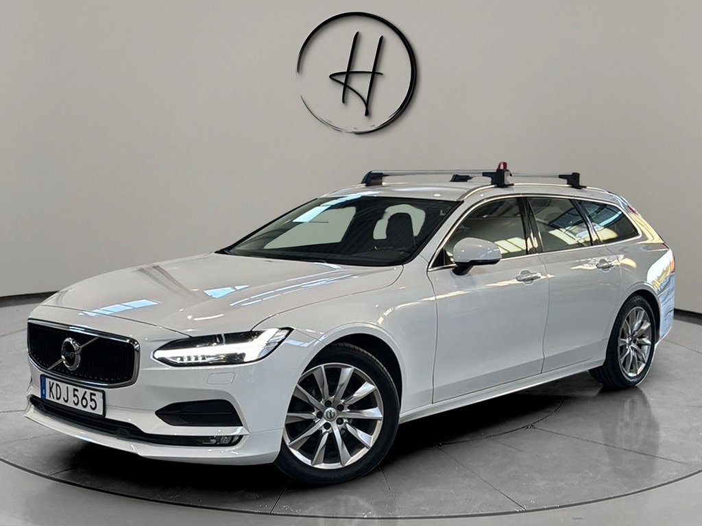 Volvo V90 D4 190hk Advanced 1-Ägare Skinn Ny Kamrem * SE-UTR