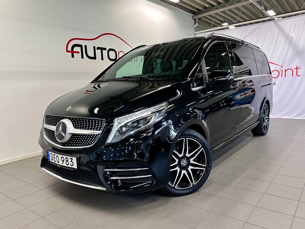 Mercedes-Benz V 300d AMG Avantgarde Lång Drag 7-Sits Moms