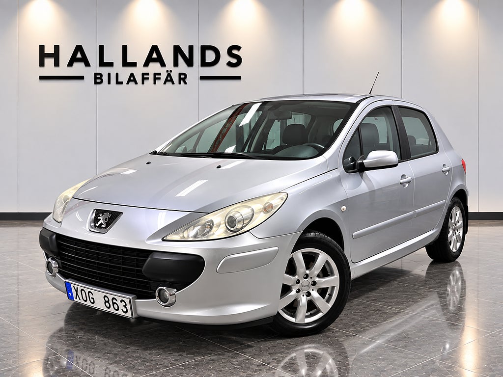 Peugeot 307 5-dörrar 1.6 109hk / Nyservad / 11000 mil