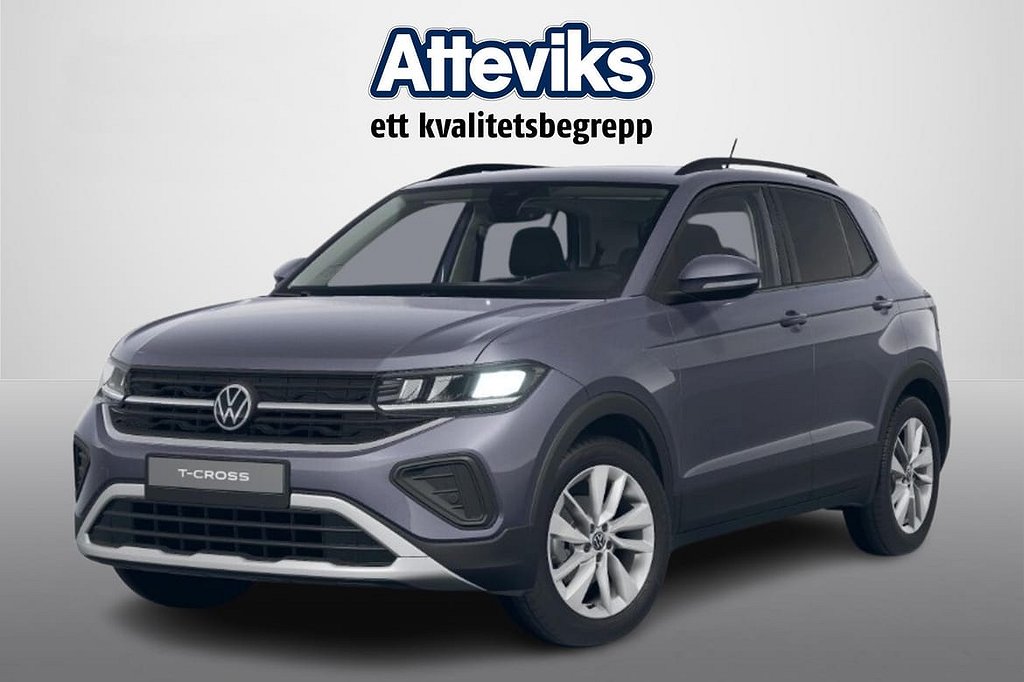 Volkswagen T-CROSS Edition TSI 95hk manuell 2025 *Attevikskampanj*