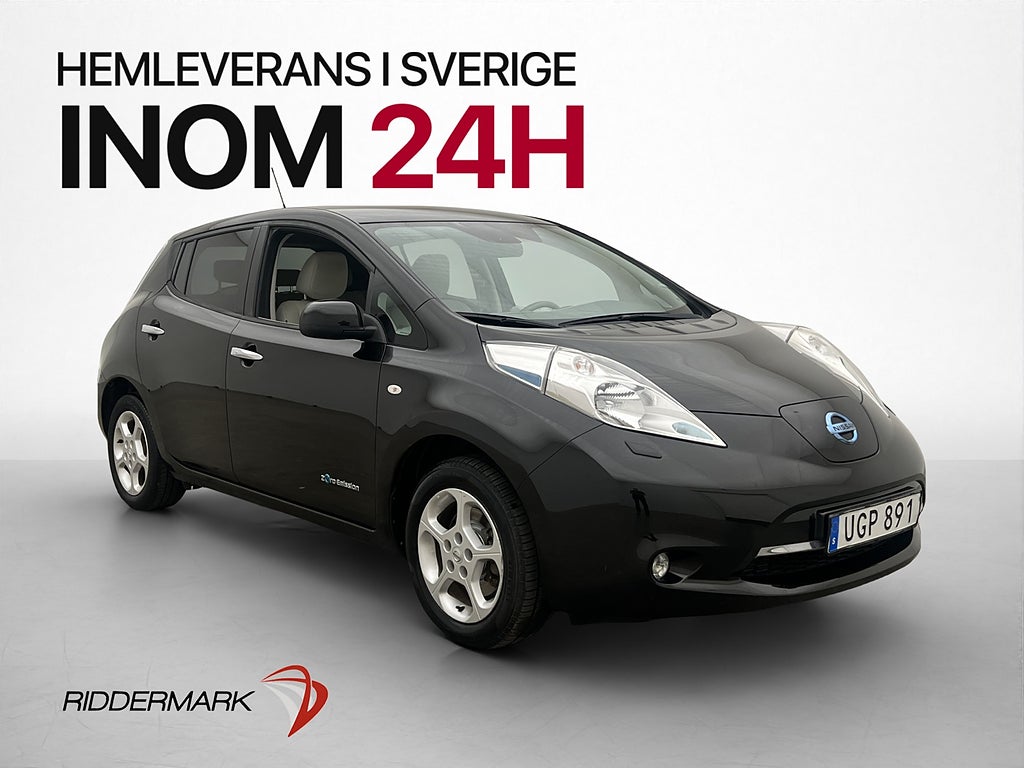 Nissan Leaf 24 kWh 109hk Kamera Navigation Rattvärme