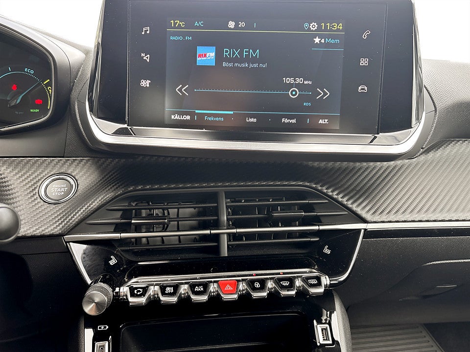Bild på Peugeot E-208 Active Pack 50kWh 136hk Aut BACKSENSORER CARPLAY