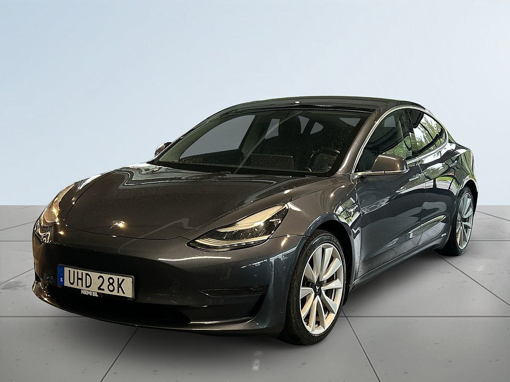 Tesla Model 3 Long Range AWD SoV/Autopilot/Skinnklädsel/Panoramatak