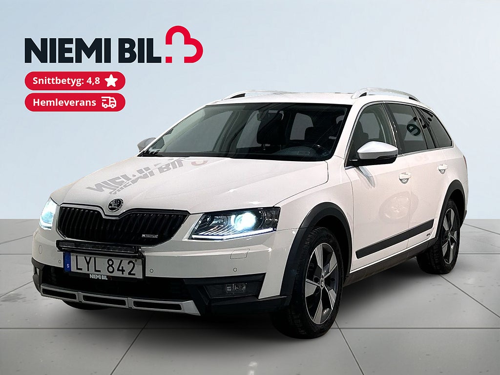 Skoda Octavia Scout 2.0 TDI 4x4 Premium Drag Dvärm Canton Kamera Mvärm SoV 