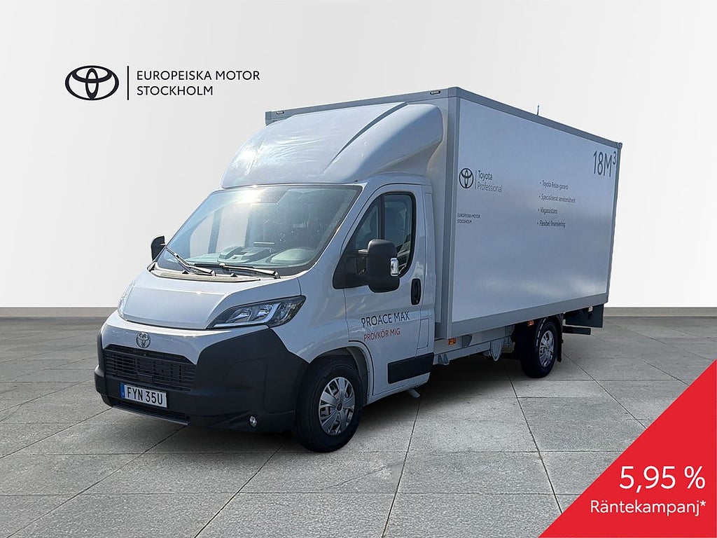Toyota ProAce Max Chassi 180hk Aut. Comfort Volymskåp Ydre