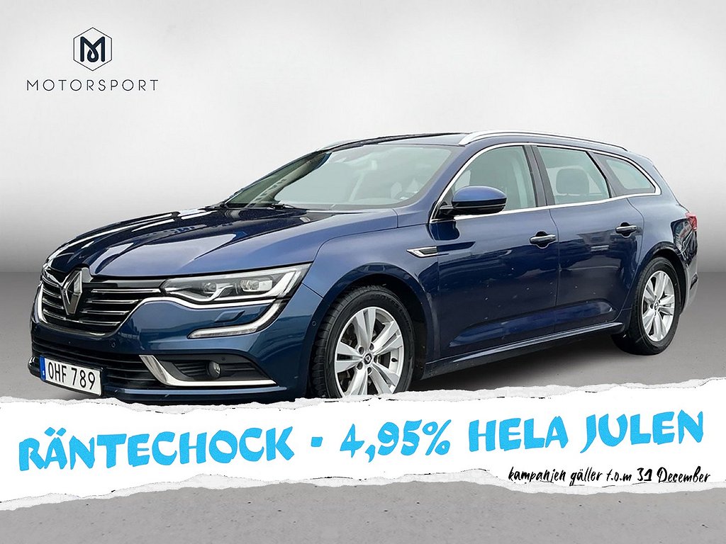 Renault Talisman Grandtour Dragkrok Navi Massagestolar Skinn