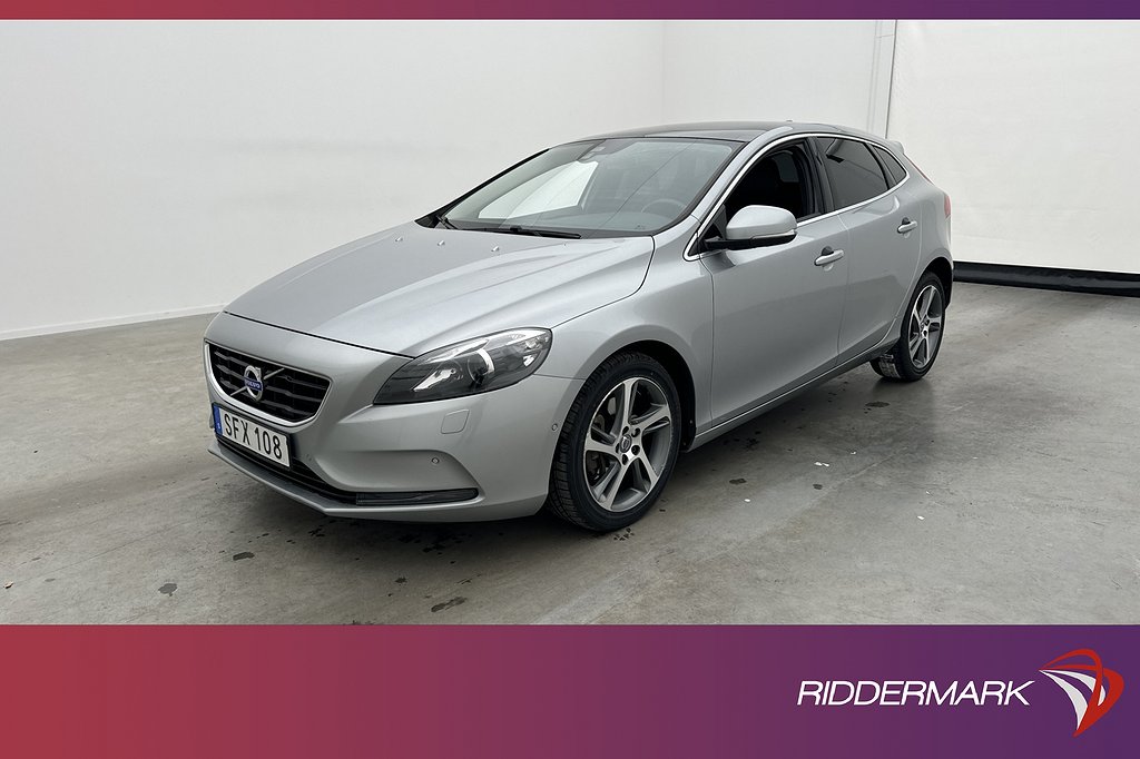 Volvo V40 D4 Summum Panorama Skinn Sensorer Navi