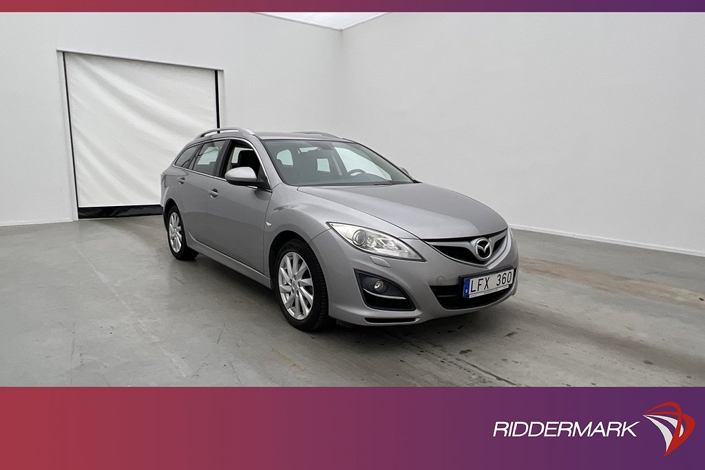 Mazda 6 Wagon 2.0 MZR-DISI 155hk Halvskinn Dragkrok