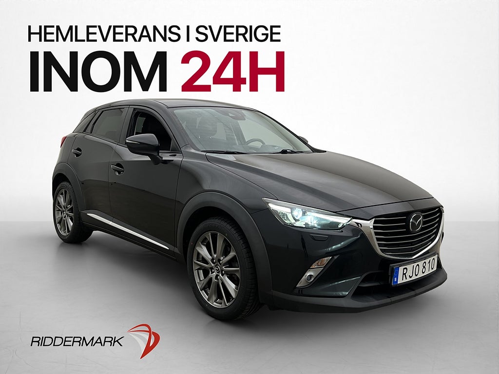 Mazda CX-3 120hk Optimum BOSE HUD Kamera Elstol Dragkrok